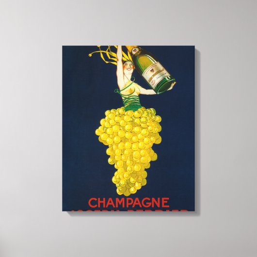 Joseph Perrier Champagne Promotional Poster Canvas Afdruk (Voorkant)