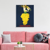 Joseph Perrier Champagne Promotional Poster Canvas Afdruk (Insitu (Woonkamer))
