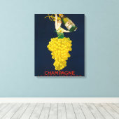 Joseph Perrier Champagne Promotional Poster Canvas Afdruk (Insitu (Houten vloer))