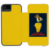 Joseph Perrier Champagne Promotional Poster Incipio iPhone Portemonnee Hoesje (Agenda Open)