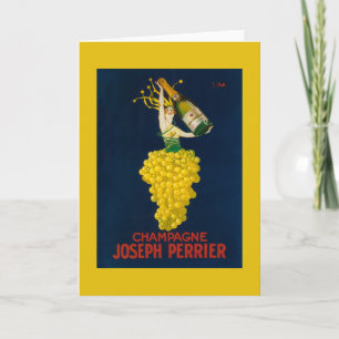Joseph Perrier Champagne Promotional Poster Kaart