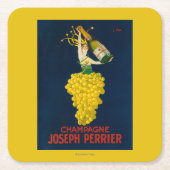 Joseph Perrier Champagne Promotional Poster Kartonnen Onderzetters (Voorkant)