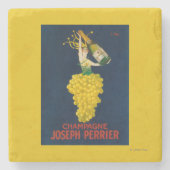 Joseph Perrier Champagne Promotional Poster Stenen Onderzetter (Voorkant)