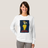 Joseph Perrier Champagne Promotional Poster T-shirt (Voorkant volledig)