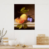 Joseph Peter Wilms - Peaches en Plums Poster (Keuken)