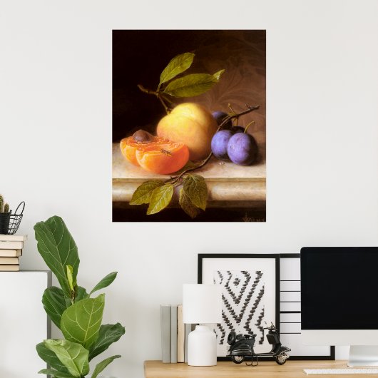 Joseph Peter Wilms - Peaches en Plums Poster (Thuiskantoor)