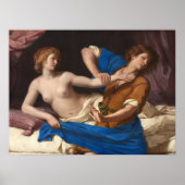 Joseph, Potiphar's vrouw - Guercino Fine Art Poste Poster (Voorkant)