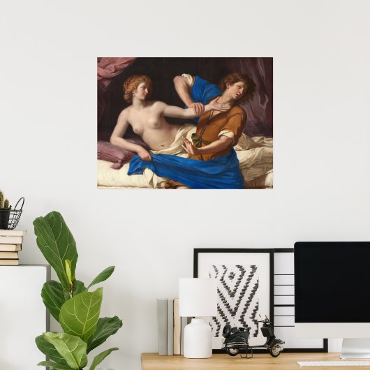Joseph, Potiphar's vrouw - Guercino Fine Art Poste Poster (Thuiskantoor)