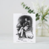 Joseph Pulitzer uit 'The Curio', 1887 Briefkaart (Staand voorkant)