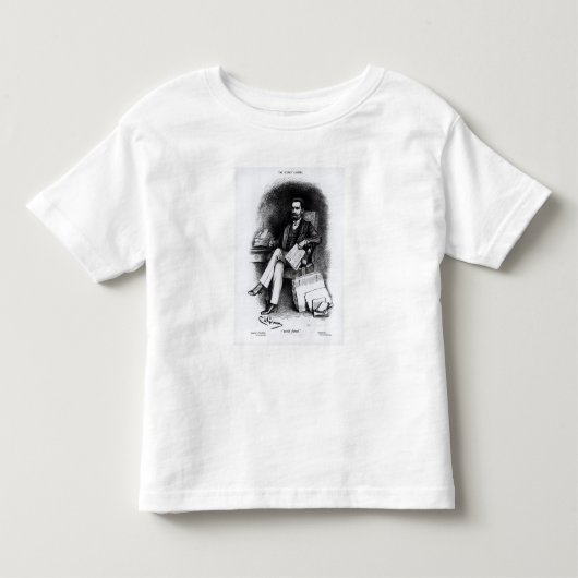 Joseph Pulitzer uit 'The Curio', 1887 Kinder Shirts (Voorkant)
