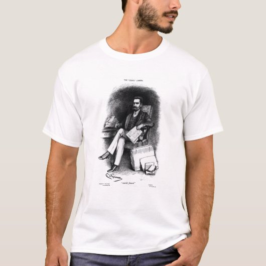 Joseph Pulitzer uit 'The Curio', 1887 T-shirt (Voorkant)