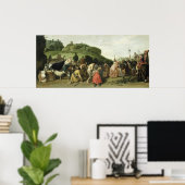 Joseph Receives zijn vader in Egypte, 1628 Poster (Thuiskantoor)