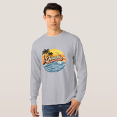 Joseph Retro Zonsondergang Naamontwerp T-shirt (Voorkant volledig)