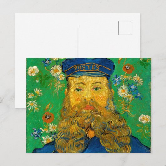 Joseph Roulin - Van Gogh - c1889 Briefkaart (Voorkant / Achterkant)