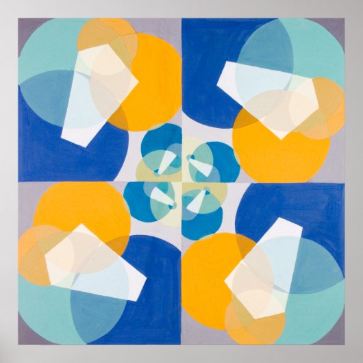 Joseph Schillinger's 'Groene Pleinen 1934' Poster (Voorkant)