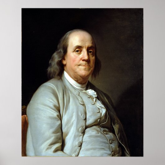 Joseph Siffrein Duplessis Benjamin Franklin Poster (Voorkant)