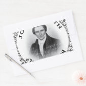 Joseph Smith, de profeet van God Rechthoekige Sticker (Envelop)