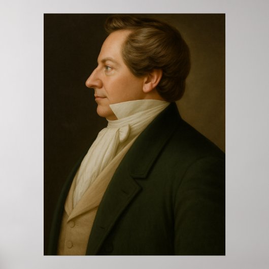 Joseph Smith Fotografische Weergave™ #6 LDS Kunst Poster (Voorkant)