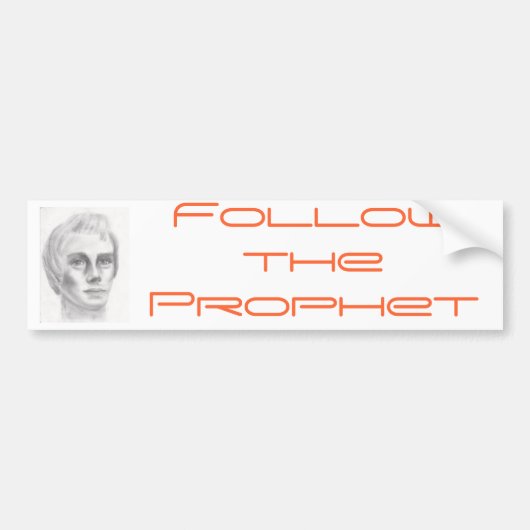 Joseph Smith mormon LDS profeet Bumpersticker (Voorkant)