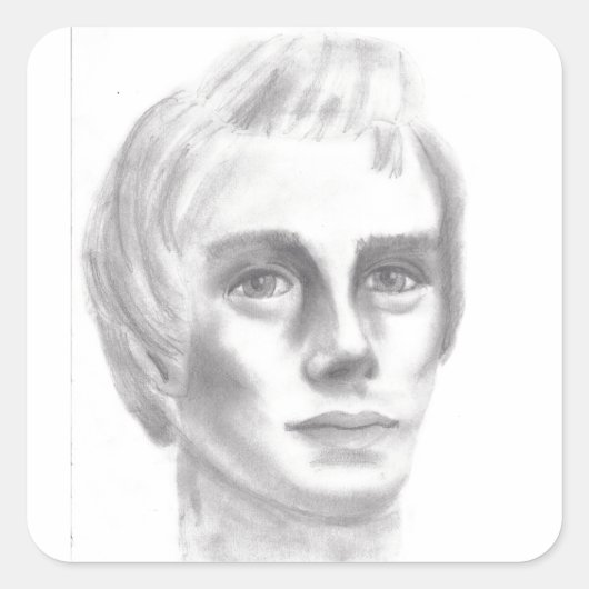 Joseph Smith mormon LDS profeet Vierkante Sticker (Voorkant)