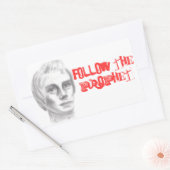 Joseph Smith mormon LDS prophet Rechthoekige Sticker (Envelop)