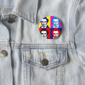 Joseph Smith Pop Art Ronde Button 5,7 Cm (In situ)