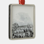 Joseph Smith Preaching in the Wilderness Metalen Ornament (Rechts)