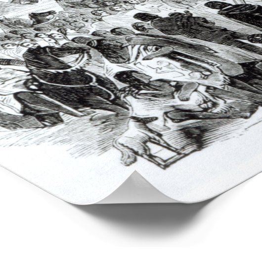 Joseph Smith Preaching in the Wilderness Poster (Hoek)