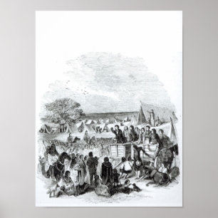 Joseph Smith Preaching in the Wilderness Poster