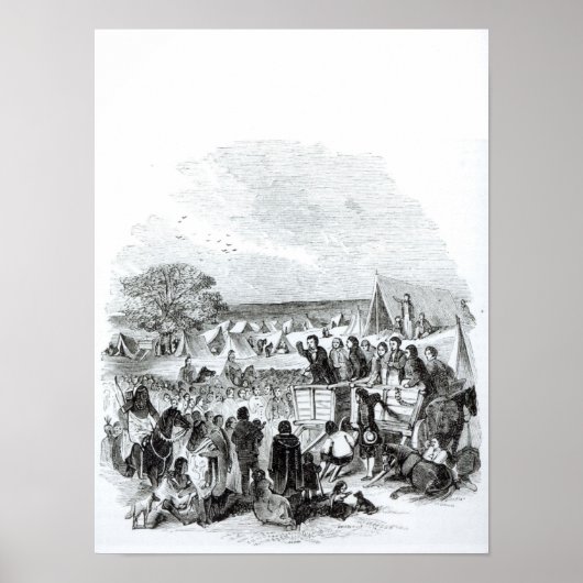 Joseph Smith Preaching in the Wilderness Poster (Voorkant)