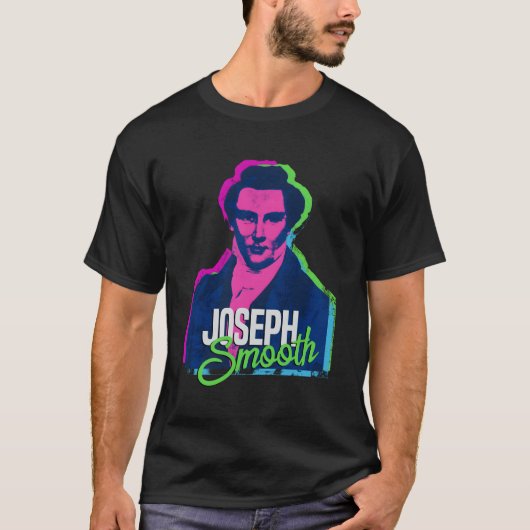 Joseph Smith Smooth Funny Pun Retro Bright Lds Pro T-shirt (Voorkant)