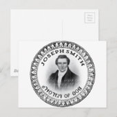 Joseph Smith The Prophet of God Briefkaart (Voorkant / Achterkant)