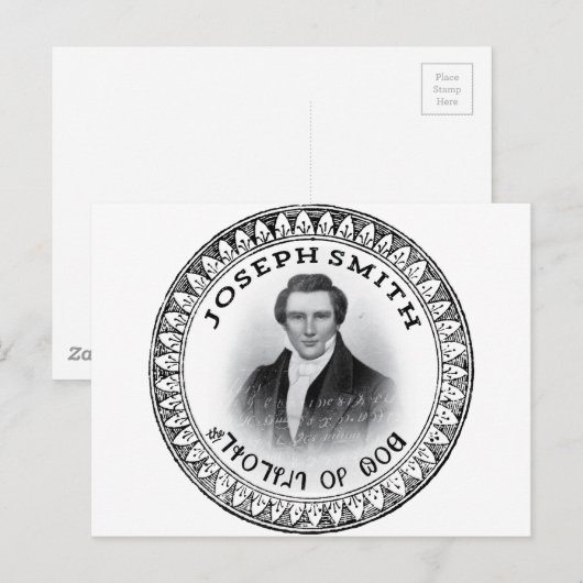 Joseph Smith The Prophet of God Briefkaart (Voorkant / Achterkant)