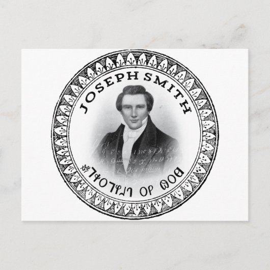 Joseph Smith The Prophet of God Briefkaart (Voorkant)