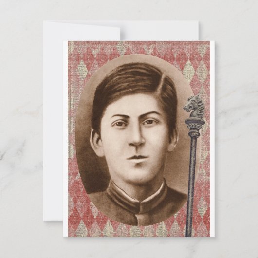 Joseph Stalin 14 jaar oud Kaart (Voorkant)
