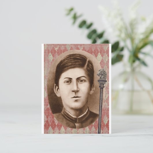 Joseph Stalin 14 jaar oud Kaart (Staand voorkant)