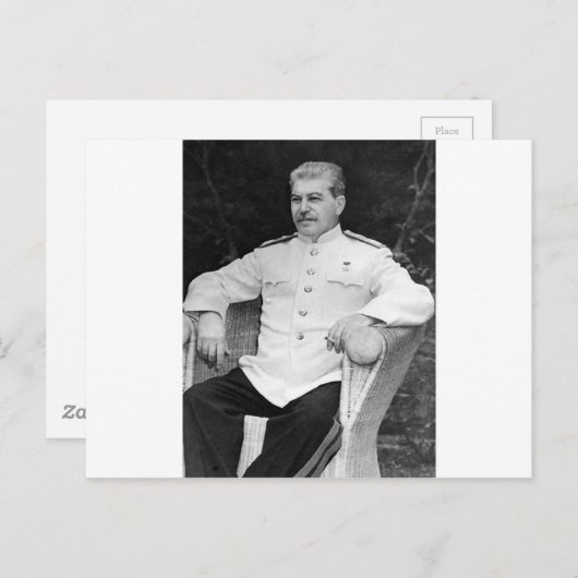 joseph stalin briefkaart (Voorkant / Achterkant)