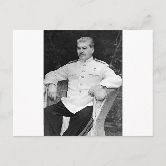 joseph stalin briefkaart (Voorkant)