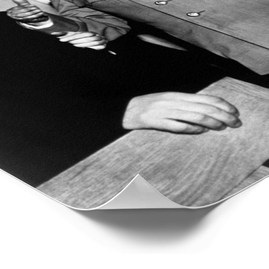 Joseph Stalin en Molotov - Tweede Wereldoorlog - 1 Poster (Hoek)