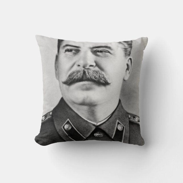 Joseph Stalin-foto Kussen (Voorkant)