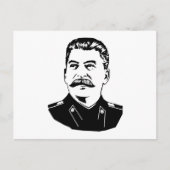 Joseph Stalin Portrait Briefkaart (Voorkant)