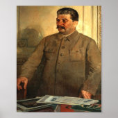 Joseph Stalin Portrait Poster (Voorkant)