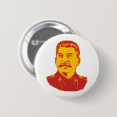 Joseph Stalin Portrait Ronde Button 5,7 Cm (Voorkant /achterkant)