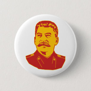 Joseph Stalin Portrait Ronde Button 5,7 Cm