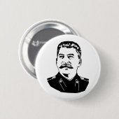 Joseph Stalin Portrait Ronde Button 5,7 Cm (Voorkant /achterkant)