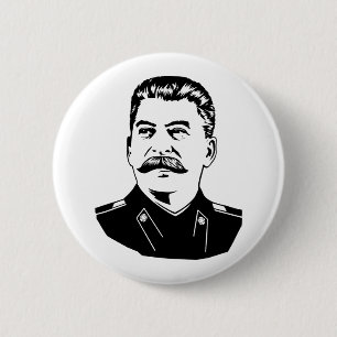 Joseph Stalin Portrait Ronde Button 5,7 Cm