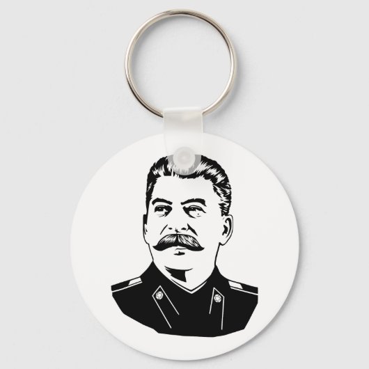 Joseph Stalin Portrait Sleutelhanger (Voorkant)