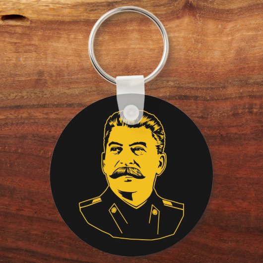 Joseph Stalin Portrait Sleutelhanger (Voorkant)