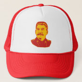 Joseph Stalin Portrait Trucker Pet (Voorkant)
