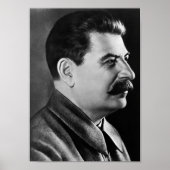 Joseph Stalin Profiel Foto Poster (Voorkant)